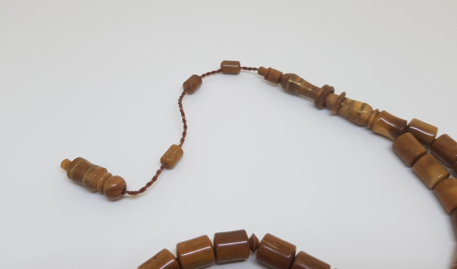 İMAMESİ PİRİNÇ SARMA İŞÇİLİKLİ KAPSÜL KESİM KUKA TESPİH