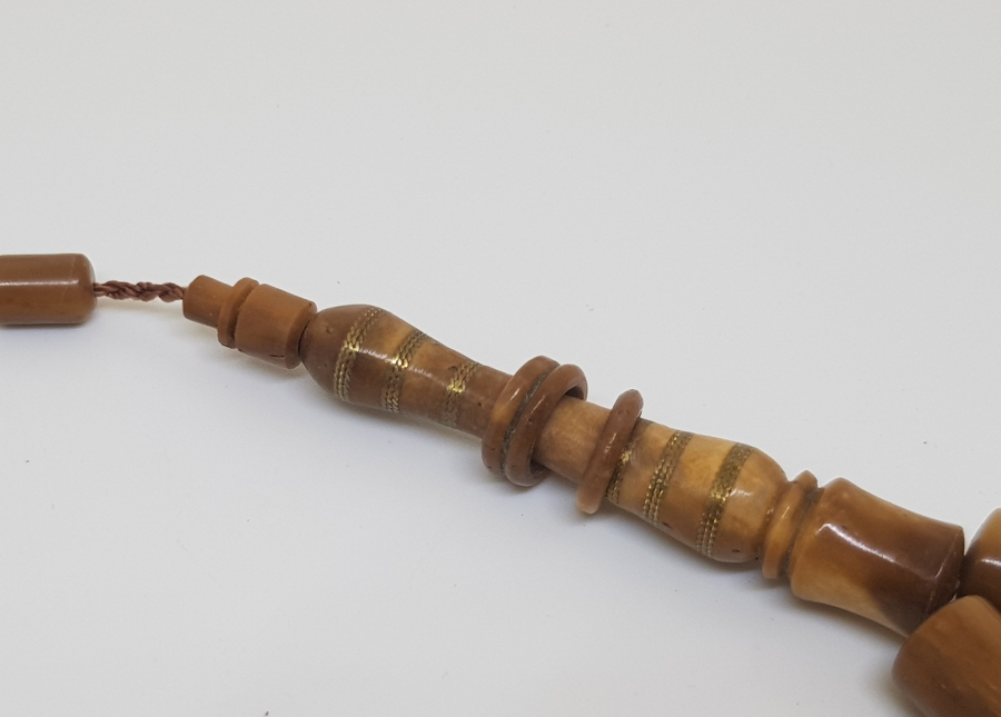 İMAMESİ PİRİNÇ SARMA İŞÇİLİKLİ KAPSÜL KESİM KUKA TESPİH