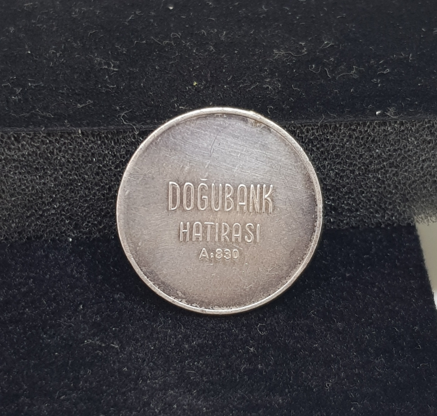 DOĞUBANK AÇILIŞI HATIRASI GÜMÜŞ MADALYON