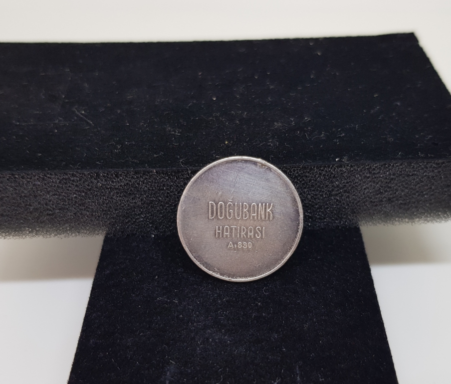 DOĞUBANK AÇILIŞI HATIRASI GÜMÜŞ MADALYON