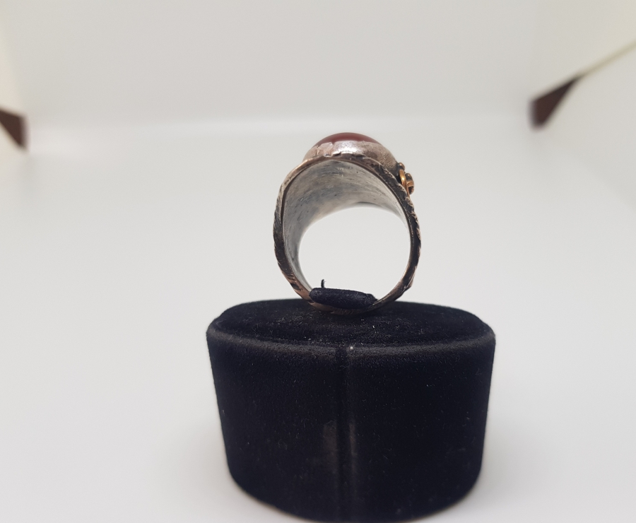 AKİK TAŞLI ÖZEL YAPIM YÜZÜK