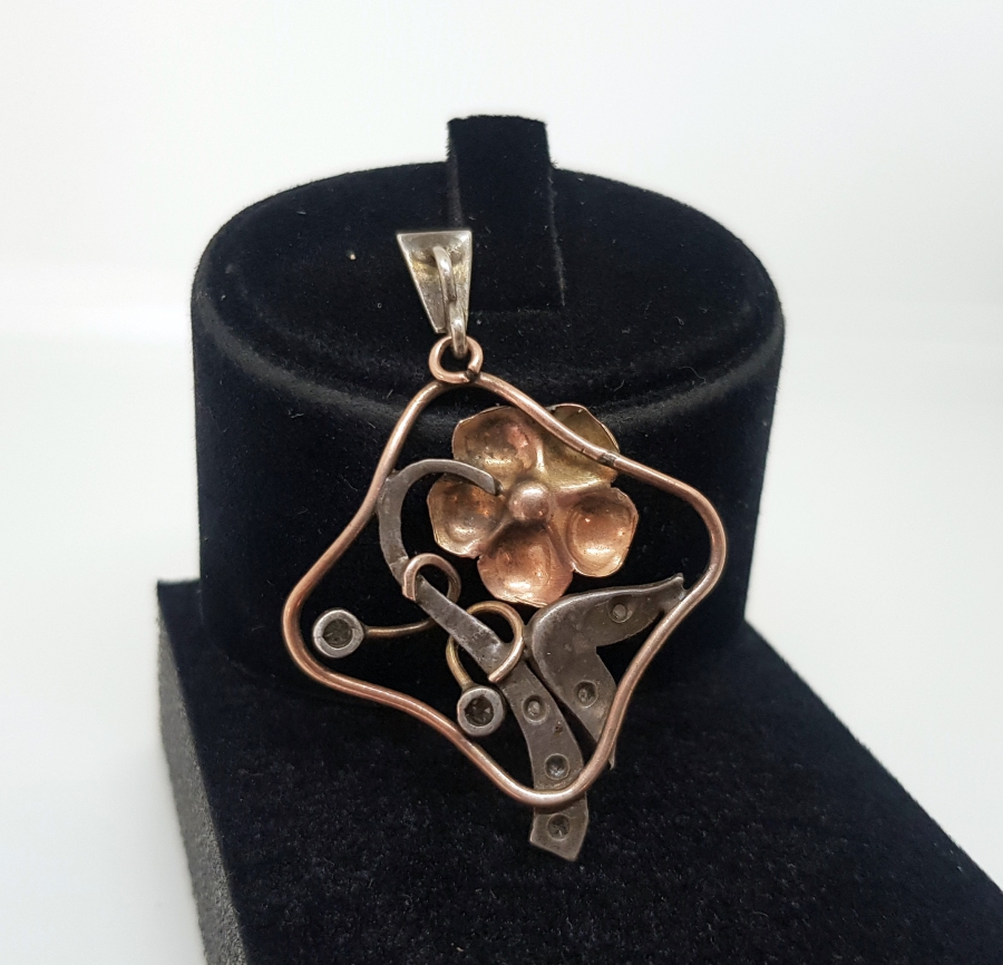 OSMANLI DÖNEMİ ELMAS TAŞLI ALTIN ÖZEL YAPIM KOLYE UCU