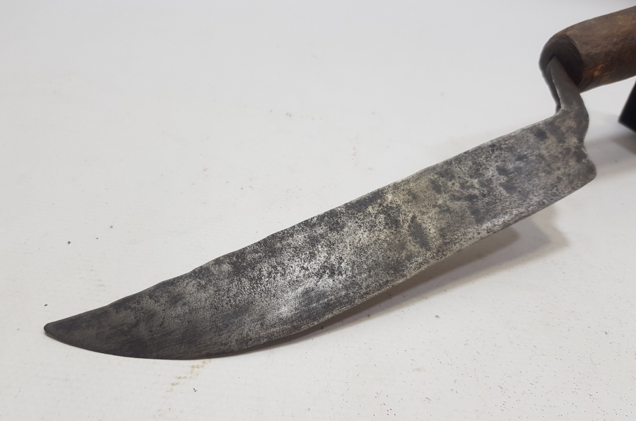 OSMANLI DÖNEMİ BURSA İŞİ ÇOK NADİR PRİMİTİF DÖNER BIÇAĞI