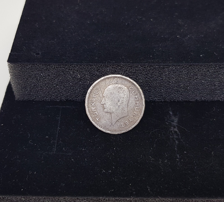 1935 YILI GÜMÜŞ 25 KURUŞ