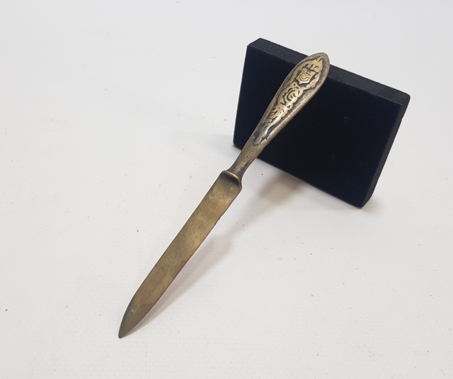 SAP KISMINDA ÇİFT TARAFLI GALATASARAY AMBLEMİ BULUNAN ÇOK NADİR OSMANLI DÖNEMİ ZARF AÇACAĞI