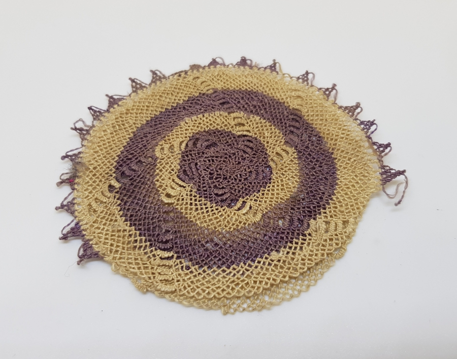 OSMANLI DÖNEMİ İĞNE OYA İPEK CEP SAATİ KESESİ