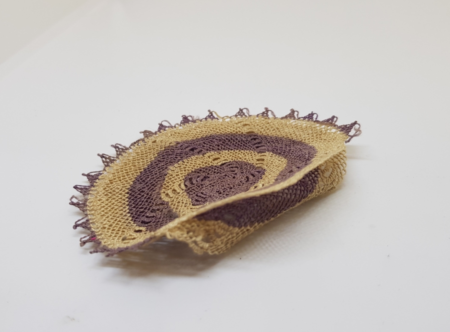 OSMANLI DÖNEMİ İĞNE OYA İPEK CEP SAATİ KESESİ