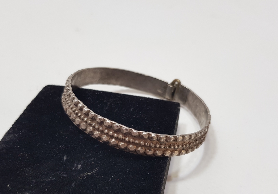 GÜHERZE İŞÇİLİKLİ YILAN BAŞLI OSMANLI DÖNEMİ ERMENİ USTA İŞİ GELİN BİLEZİĞİ