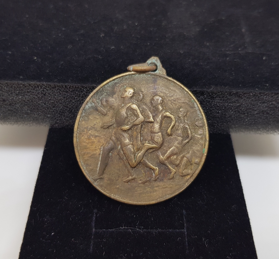 ARKASI OSMANLICA YAZILI YARIŞ MADALYONU