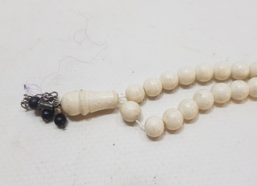 LÜLE TAŞINDAN MAMUL ANTİKA NAMAZ TESPİHİ