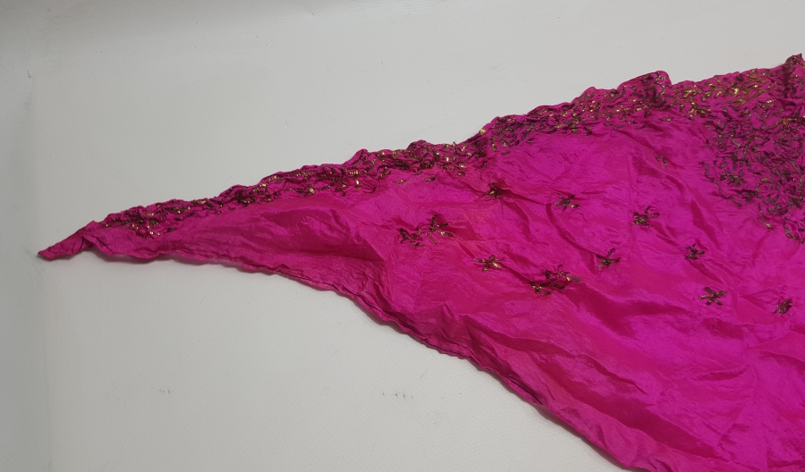 İPEK ÜZERİ TELKIRMA İŞÇİLİKLİ OSMANLI DÖNEMİ ÇOK NADİR EFE MENDİLİ