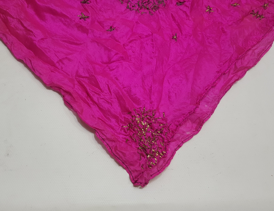 İPEK ÜZERİ TELKIRMA İŞÇİLİKLİ OSMANLI DÖNEMİ ÇOK NADİR EFE MENDİLİ