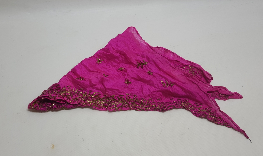 İPEK ÜZERİ TELKIRMA İŞÇİLİKLİ OSMANLI DÖNEMİ ÇOK NADİR EFE MENDİLİ