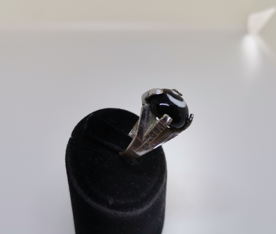 ÜZERİ AY YILDIZLI OSMANLI DÖNEMİ NADİR OPAL TAŞLI YÜZÜK