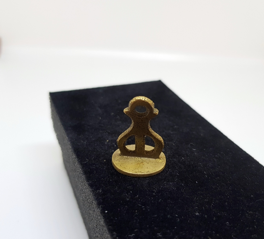 OSMANLI DÖNEMİ HAKKAK PARAFLI EL KAZIMA ŞAHIS MÜHRÜ