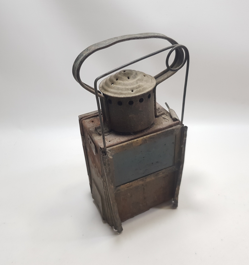 OSMANLI DÖNEMİ HALİYLE KONDİSYONDA TREN İŞARET LAMBASI