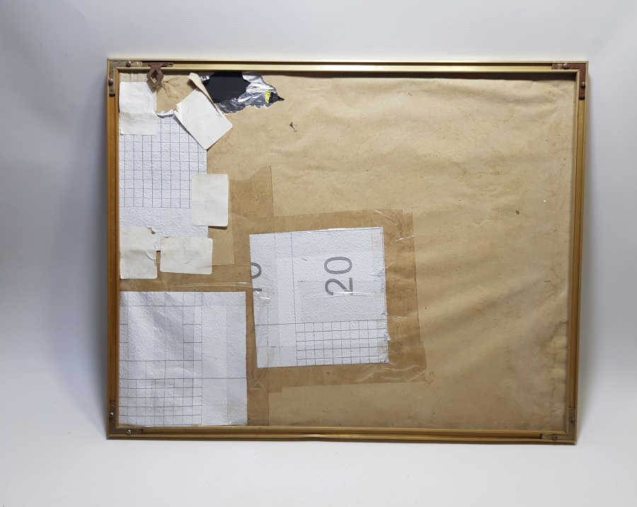 EL BOYAMA ANTİKA CAM ALTI HAT LEVHA