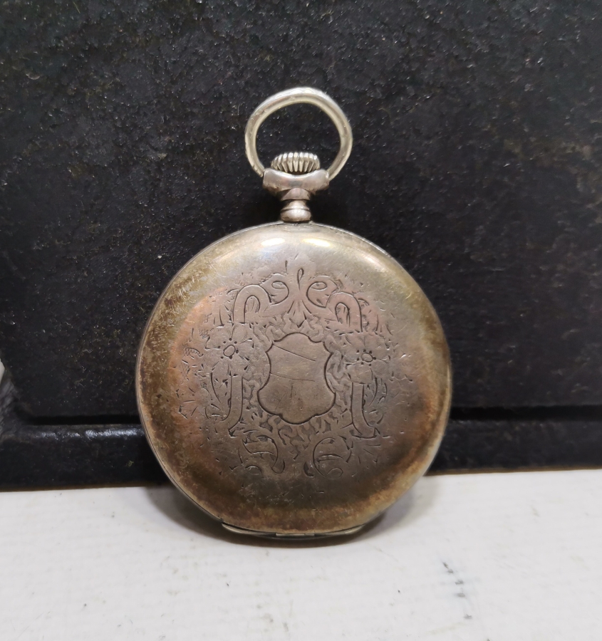 OSMANLI DÖNEMİ GÜMÜŞ KASA ZENİTH MARKA ÇOK NADİR KURMALI CEP SAATİ