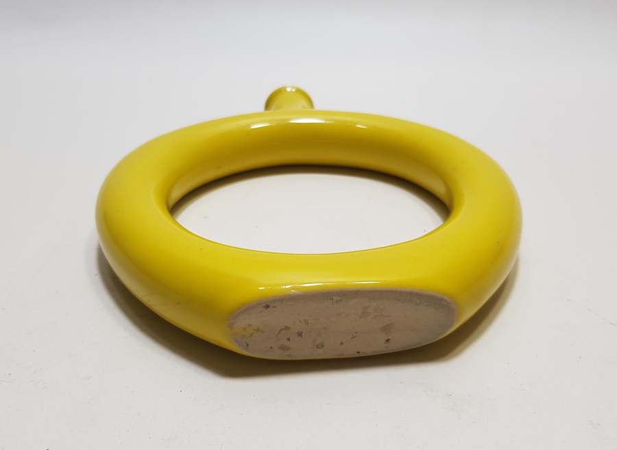 ÇANAKKALE SİRKELİK FORMUNDA YAPILMIŞ SANATÇI İŞİ EL YAPIMI DEKORATİF MASA ÜSTÜ OBJESİ