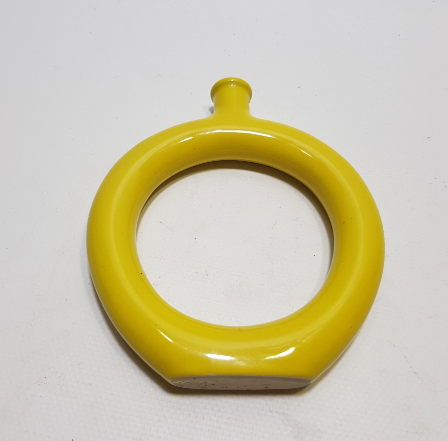 ÇANAKKALE SİRKELİK FORMUNDA YAPILMIŞ SANATÇI İŞİ EL YAPIMI DEKORATİF MASA ÜSTÜ OBJESİ