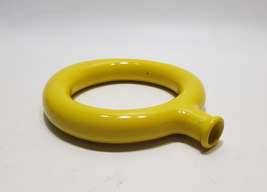 ÇANAKKALE SİRKELİK FORMUNDA YAPILMIŞ SANATÇI İŞİ EL YAPIMI DEKORATİF MASA ÜSTÜ OBJESİ