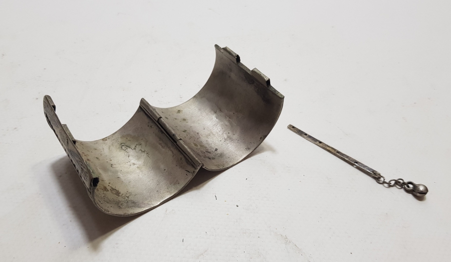 OSMANLI DÖNEMİ SAVATLI VE USTA DAMGALI VAN İŞİ BÜYÜK BOY GELİN BİLEZİĞİ