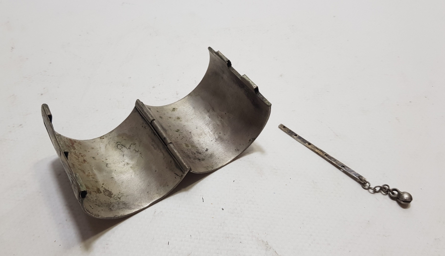 OSMANLI DÖNEMİ SAVATLI VE USTA DAMGALI VAN İŞİ BÜYÜK BOY GELİN BİLEZİĞİ