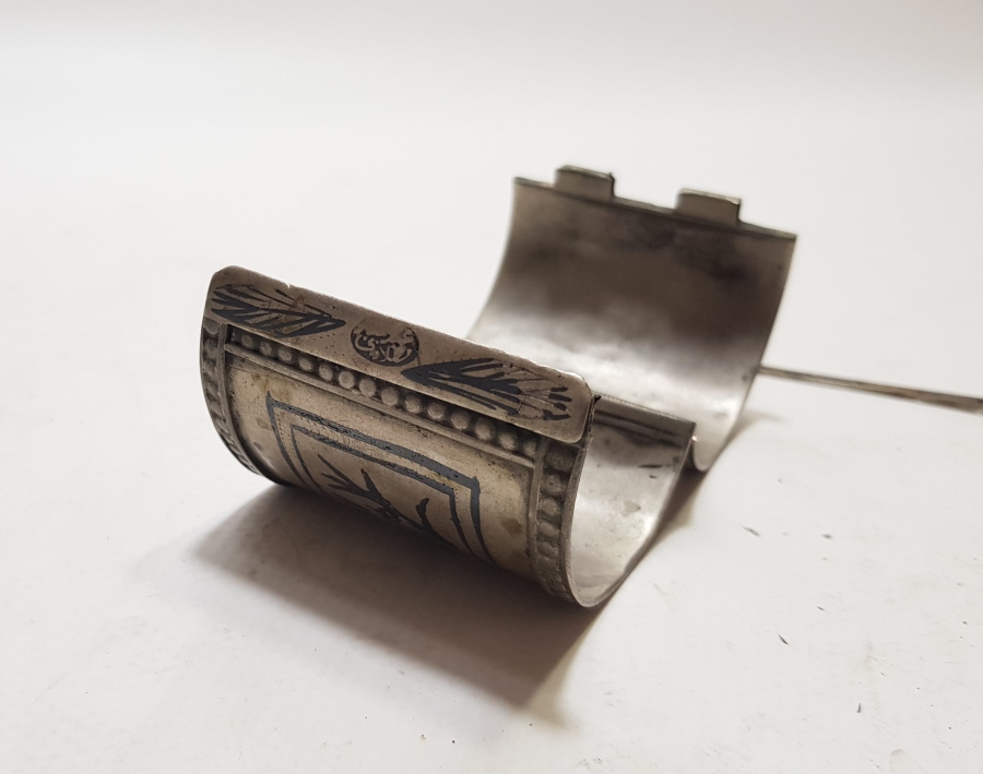 OSMANLI DÖNEMİ SAVATLI VE USTA DAMGALI VAN İŞİ BÜYÜK BOY GELİN BİLEZİĞİ