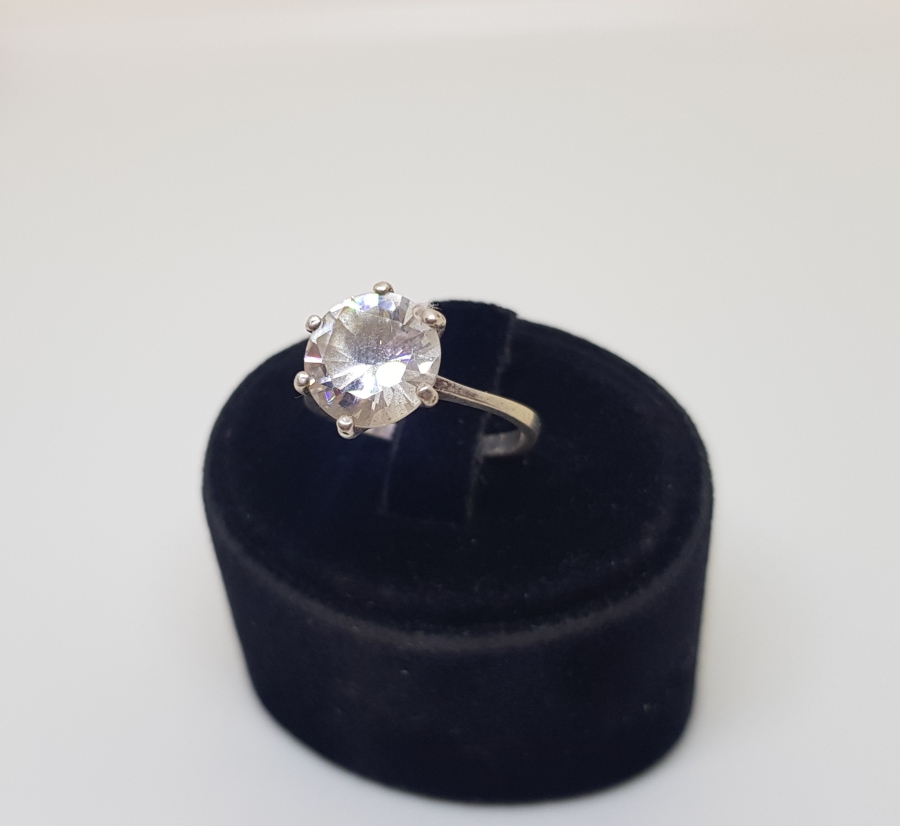 TEKTAŞ MODEL MARGAZİT TAŞLI GÜMÜŞ YÜZÜK