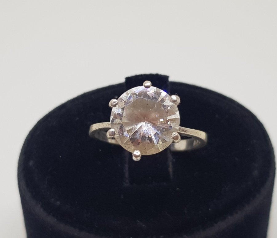 TEKTAŞ MODEL MARGAZİT TAŞLI GÜMÜŞ YÜZÜK