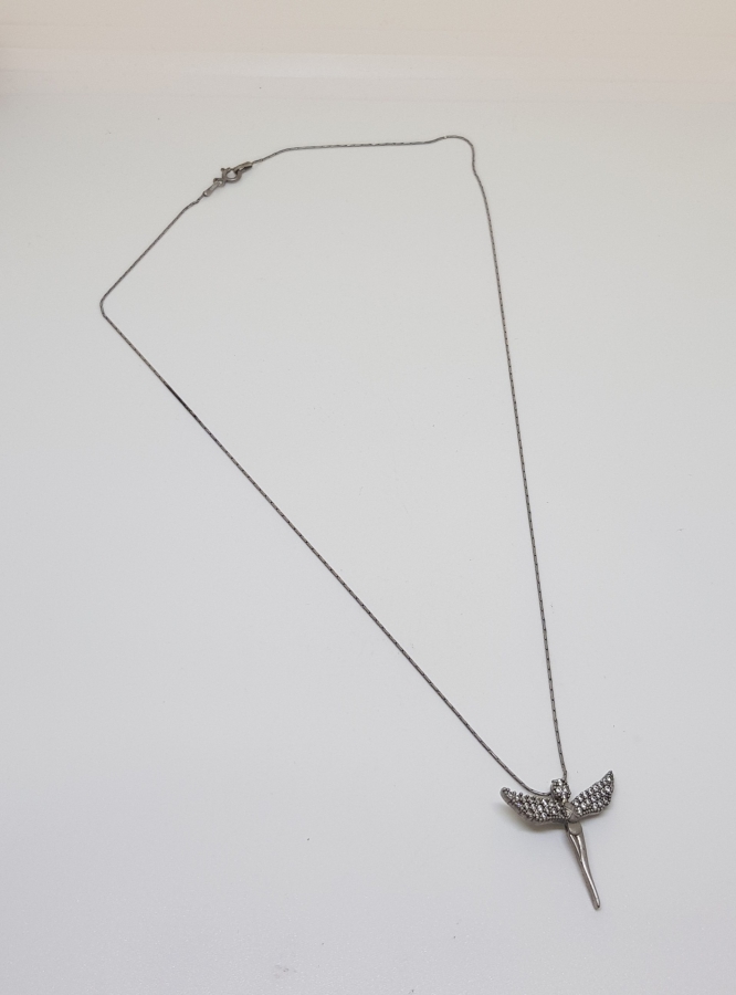 PERİ FORMLU GÜMÜŞ KOLYE UCU