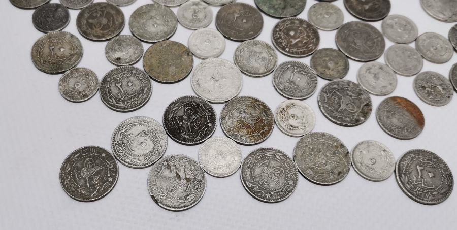 5-10 VE 20 PARALARDAN OLUŞAN MEHMED REŞAT HAN DÖNEMİ NİKEL PARA LOTU