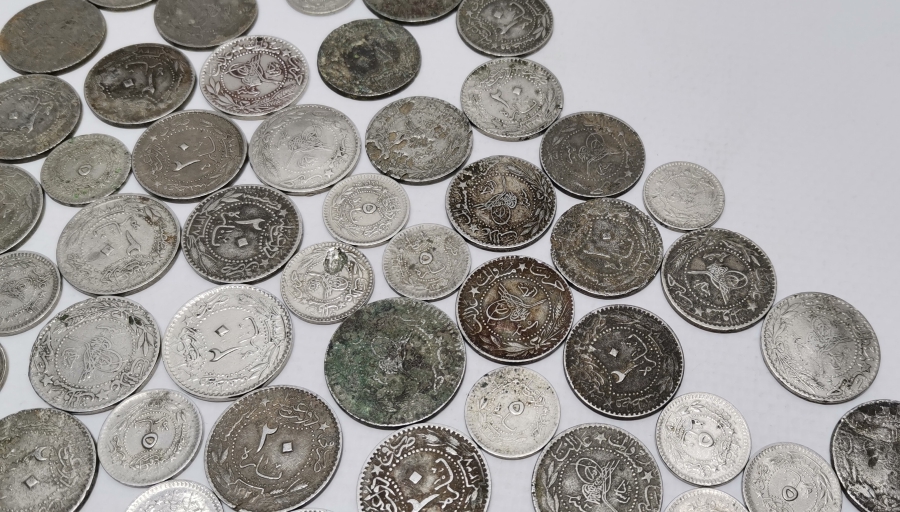5-10 VE 20 PARALARDAN OLUŞAN MEHMED REŞAT HAN DÖNEMİ NİKEL PARA LOTU