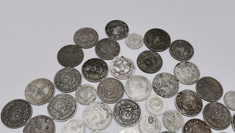 5-10 VE 20 PARALARDAN OLUŞAN MEHMED REŞAT HAN DÖNEMİ NİKEL PARA LOTU