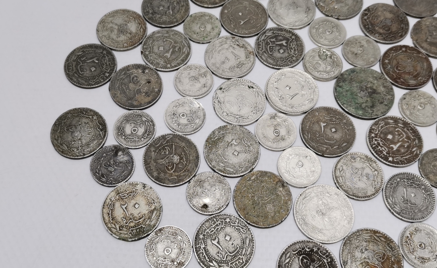 5-10 VE 20 PARALARDAN OLUŞAN MEHMED REŞAT HAN DÖNEMİ NİKEL PARA LOTU