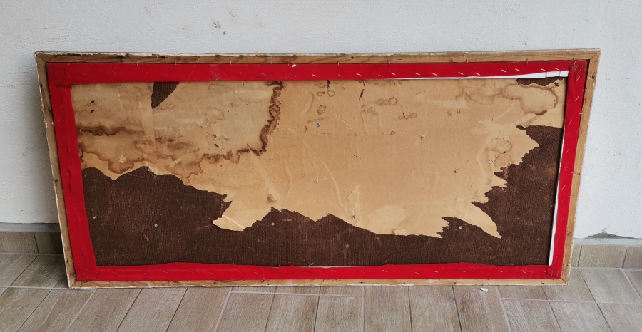 1833 TARİHLİ OSMANLI DÖNEMİ ÇOK NADİR BÜYÜK BOY EL OYMA AHŞAP KONAK İŞİ MÜSLÜMAN KAPI ÜSTLÜĞÜ