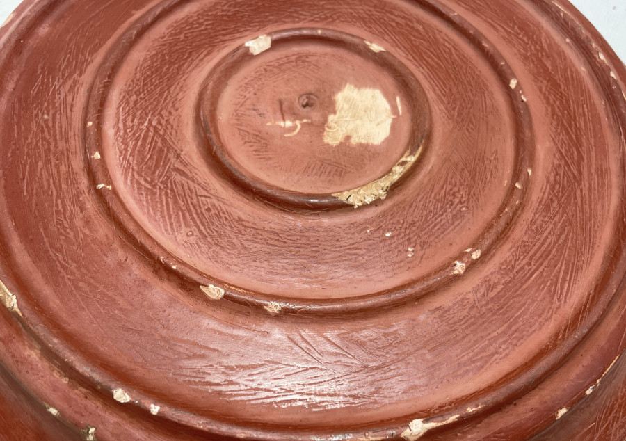 OSMANLI DÖNEMİ ÜZERİ OSMANLICA YAZILI ÇOK NADİR TOPHANE İŞİ TEPSİ