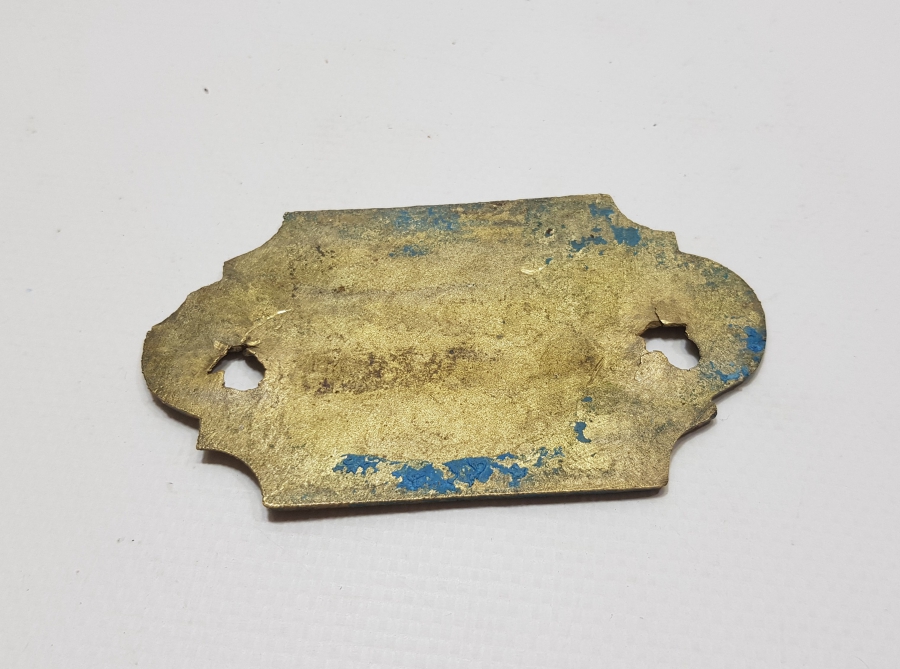 ÜZERİ RUMCA YAZILI OSMANLI DÖNEMİ 1901 TARİHLİ PLAKA