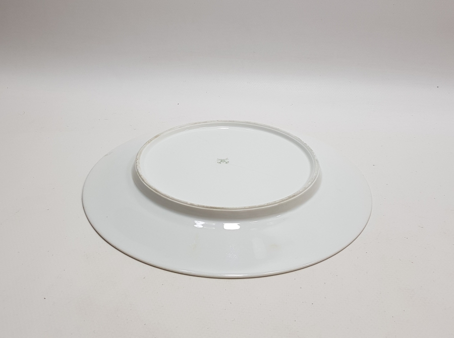 ÜZERİNDE OSMANLICA BOĞAZİÇİ KULÜBÜ YAZILI ÇOK NADİR POLO KULÜBÜ PORSELEN TABAK - İLK KEZ GÖRÜLÜYOR