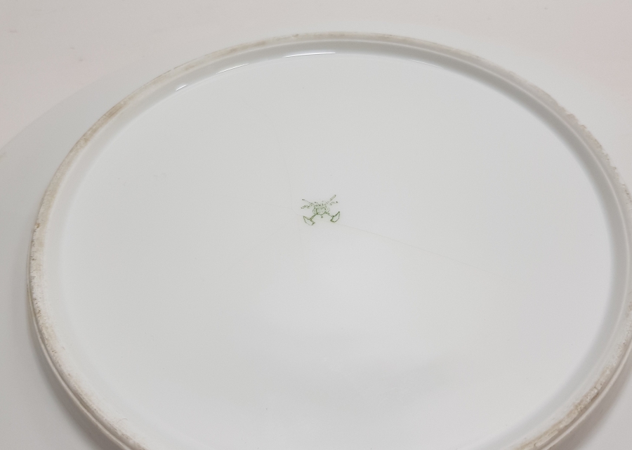 ÜZERİNDE OSMANLICA BOĞAZİÇİ KULÜBÜ YAZILI ÇOK NADİR POLO KULÜBÜ PORSELEN TABAK - İLK KEZ GÖRÜLÜYOR