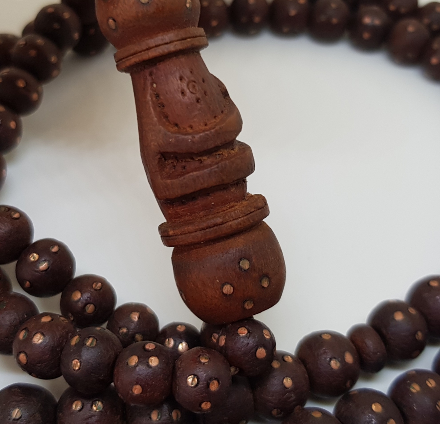 İMAMESİNDE OSMANLICA YA ALİ YAZILI OSMANLI DÖNEMİ ÇOK NADİR DERVİŞ TESPİHİ