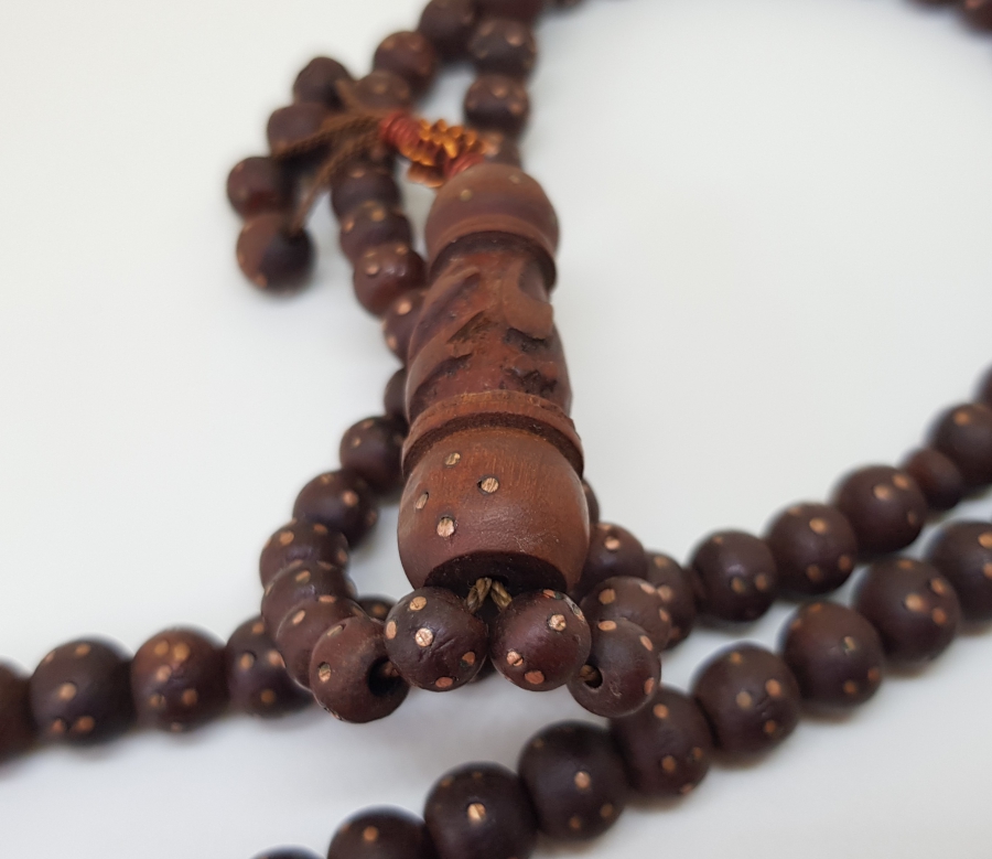 İMAMESİNDE OSMANLICA YA ALİ YAZILI OSMANLI DÖNEMİ ÇOK NADİR DERVİŞ TESPİHİ