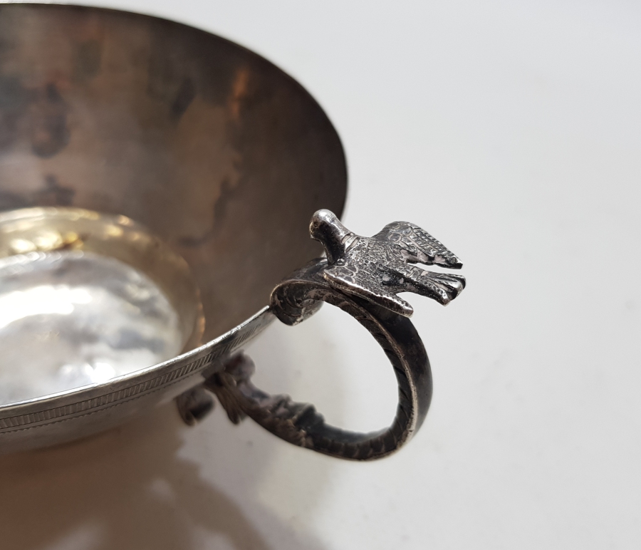 2. MAHMUT HAN TUĞRALI OSMANLI DÖNEMİ NADİR BÜYÜK BOY GÜMÜŞ ÇAMÇAK