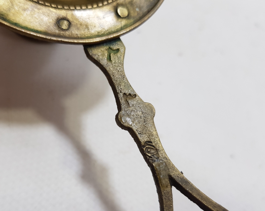 SÜLEYMANİYE DAMGALI OSMANLI DÖNEMİ NADİR FORMDA NARGİLE KÖZLÜĞÜ