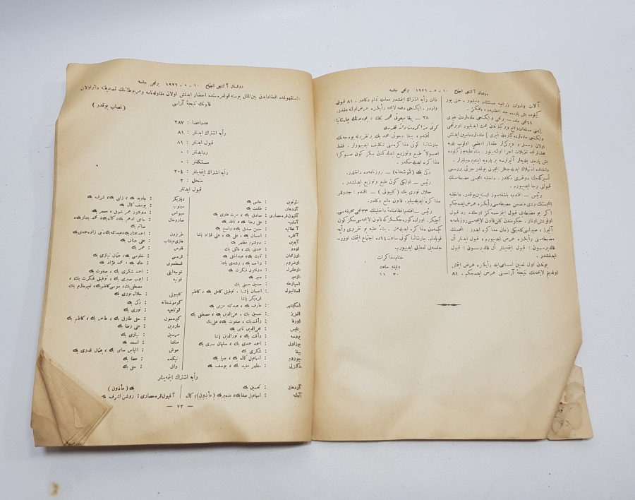 TÜRKİYE CUMHURİYETİNİN İLK RESMİ GAZETESİ - CERİDE-İ RESMİYYE GAZETESİ