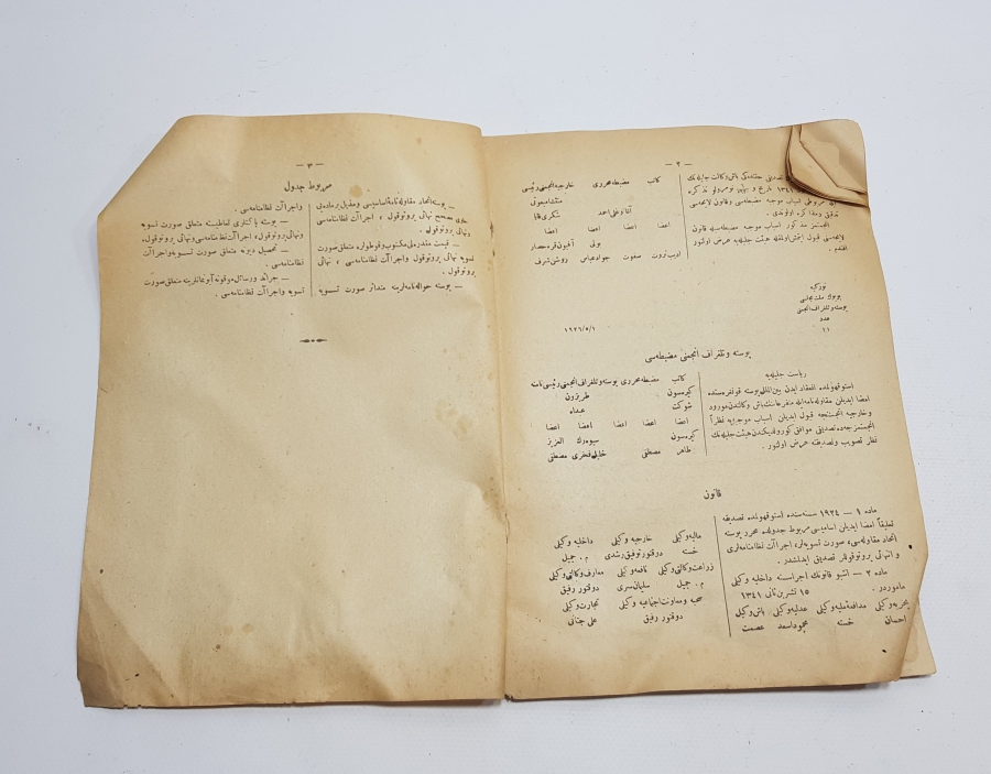 TÜRKİYE CUMHURİYETİNİN İLK RESMİ GAZETESİ - CERİDE-İ RESMİYYE GAZETESİ