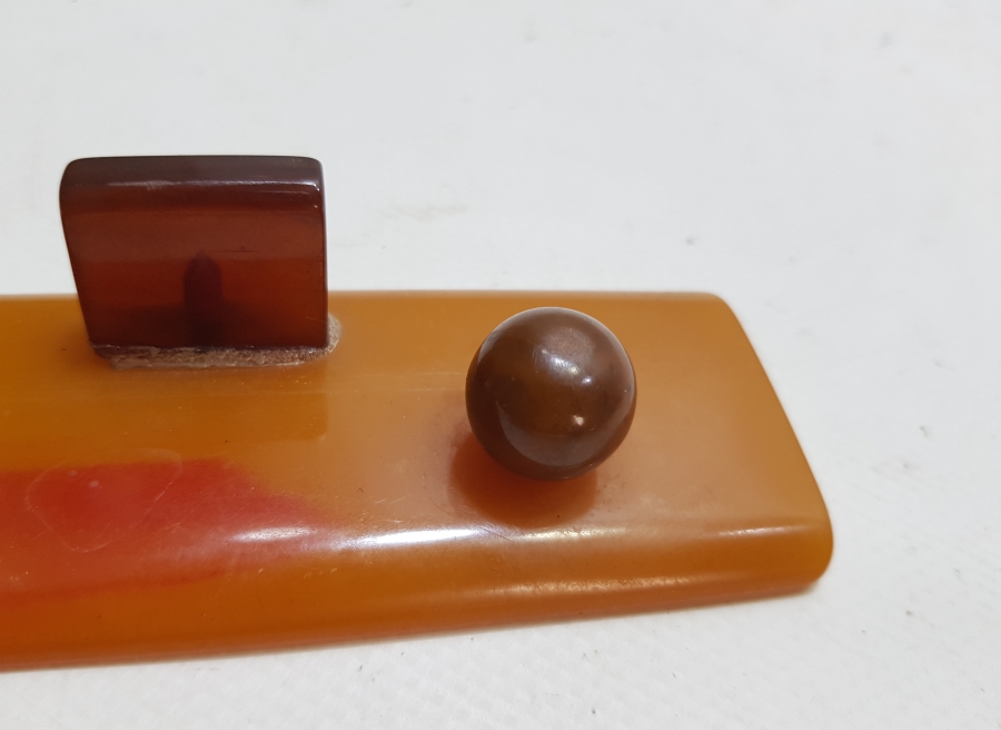 TESPİH YAPIMINA UYGUN ANTİKA KATALİN MASA ÜSTÜ KAĞIT TUTACAĞI