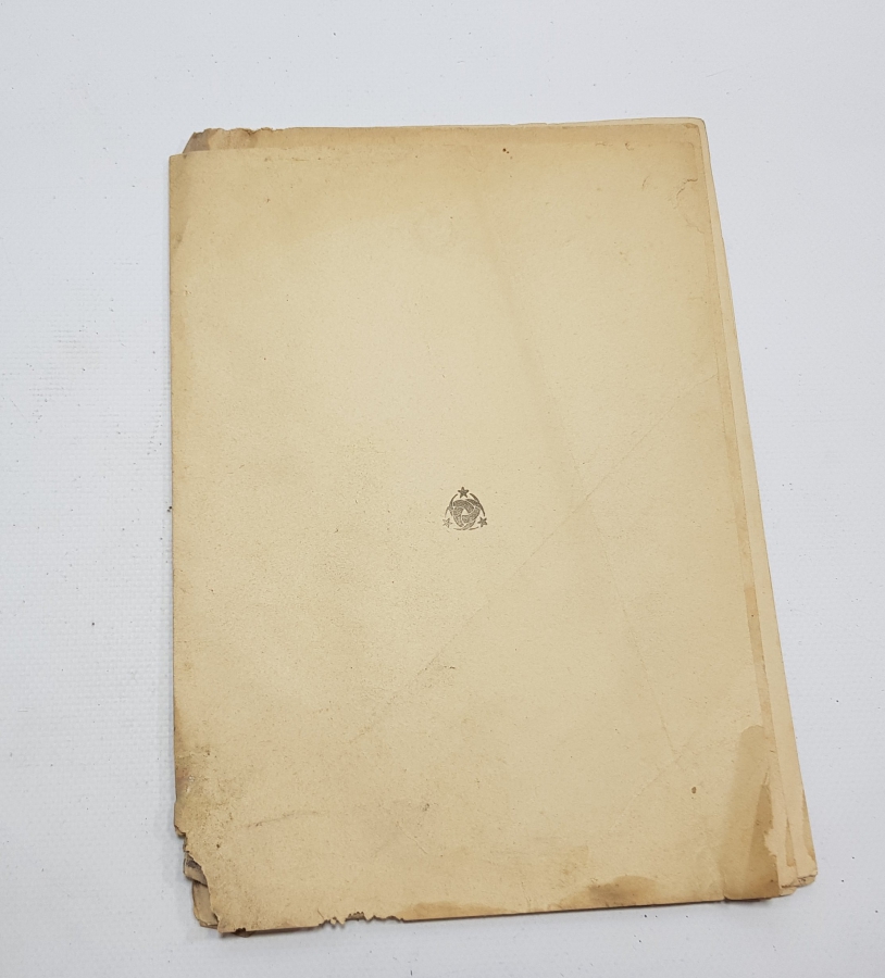 TEKİLAT-I MAHSUSA AMBLEMLİ 1928 YILI ÖNCESİ NADİR BÜYÜK MİLLET MECLİSİ TUTANAKLARI