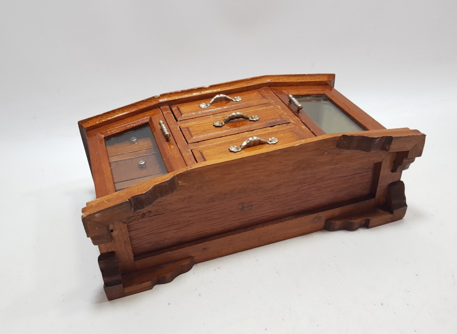 1900 BAŞLARI EL YAPIMI OSMANLI DÖNEMİ BÜYÜK BOY MÜCEVHER SANDIĞI