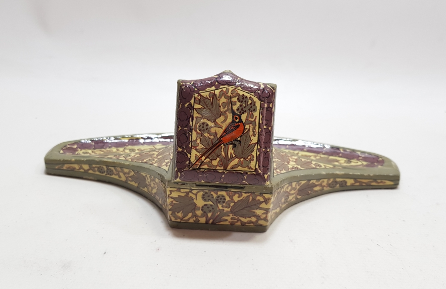 OSMANLI DÖNEMİ EL BOYAMA ÇOK NADİR PAPİER MACHE HOKKA